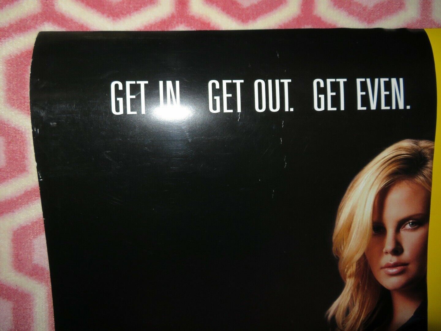 THE ITALIAN JOB US ONE SHEET ROLLED POSTER MARK WAHLBERG CHARIZE THERON 2003 Movie posters