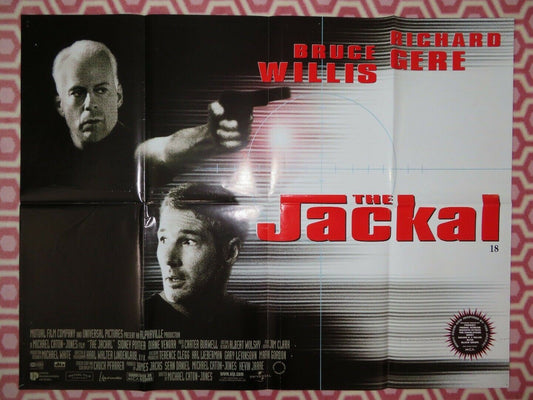 THE JACKAL BRITISH QUAD (30"x40") POSTER BRUCE WILLIS RICHARD GERE 1997 - Rendezvous Cinema
