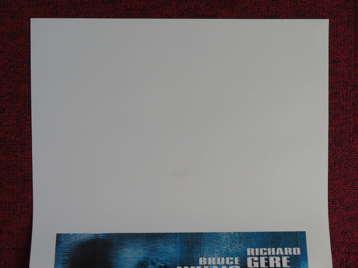 THE JACKAL ITALIAN LOCANDINA POSTER BRUCE WILLIS RICHARD GERE 1998 Rendezvous Cinema Movie posters