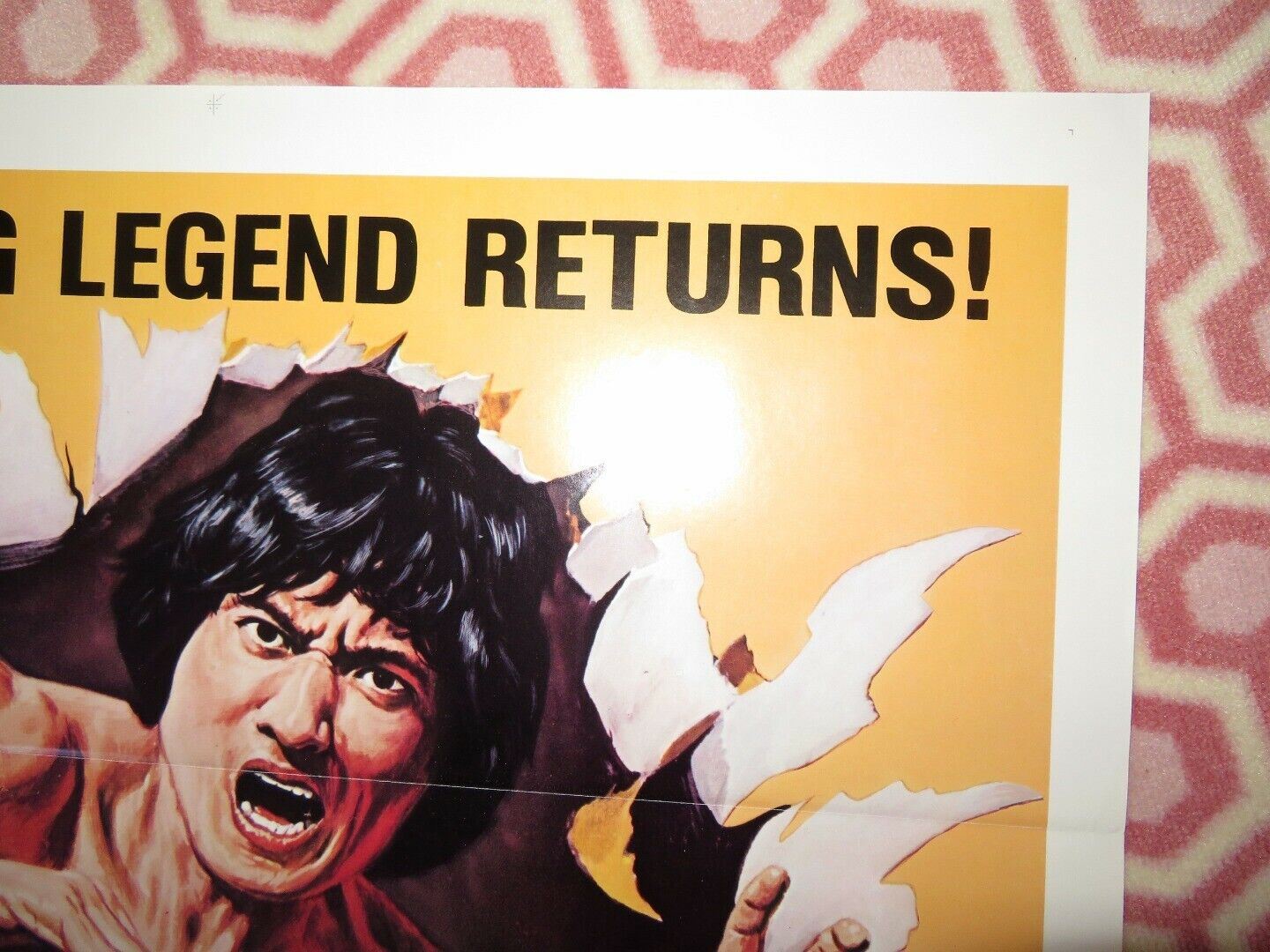 THE JACKY CHAN CONNECTION / Shaolin Wooden Men US ROLLED POSTER KAM KONG 1970/80 - Rendezvous Cinema