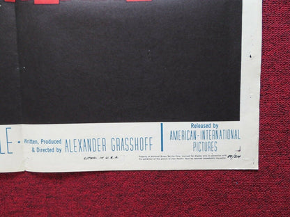 THE JAILBREAKERS FOLDED US ONE SHEET POSTER ROBERT HUTTON MARY CASTLE 1959 Movie posters