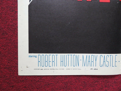 THE JAILBREAKERS FOLDED US ONE SHEET POSTER ROBERT HUTTON MARY CASTLE 1959 Movie posters