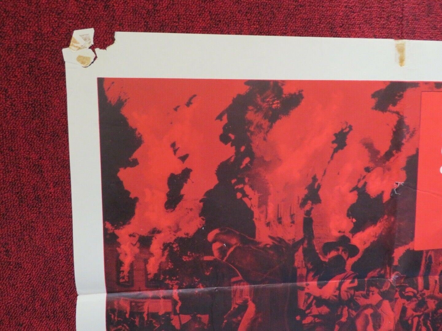 THE JAYHAWKERS FOLDED US ONE SHEET POSTER JEFF CHANDLER 1959 Movie posters