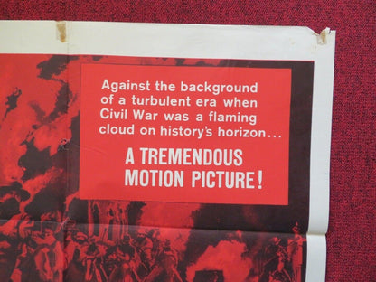 THE JAYHAWKERS FOLDED US ONE SHEET POSTER JEFF CHANDLER 1959 Movie posters