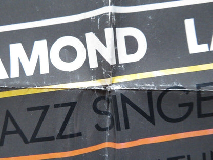 THE JAZZ SINGER FOLDED US ONE SHEET POSTER NEIL DIAMOND LAURENCE OLIVIER 1980 - Rendezvous Cinema