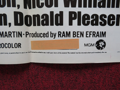 THE JERUSALEM FILE FOLDED US ONE SHEET POSTER BRUCE DAVISON N. WILLIAMSON 1971 Rendezvous Cinema Movie posters