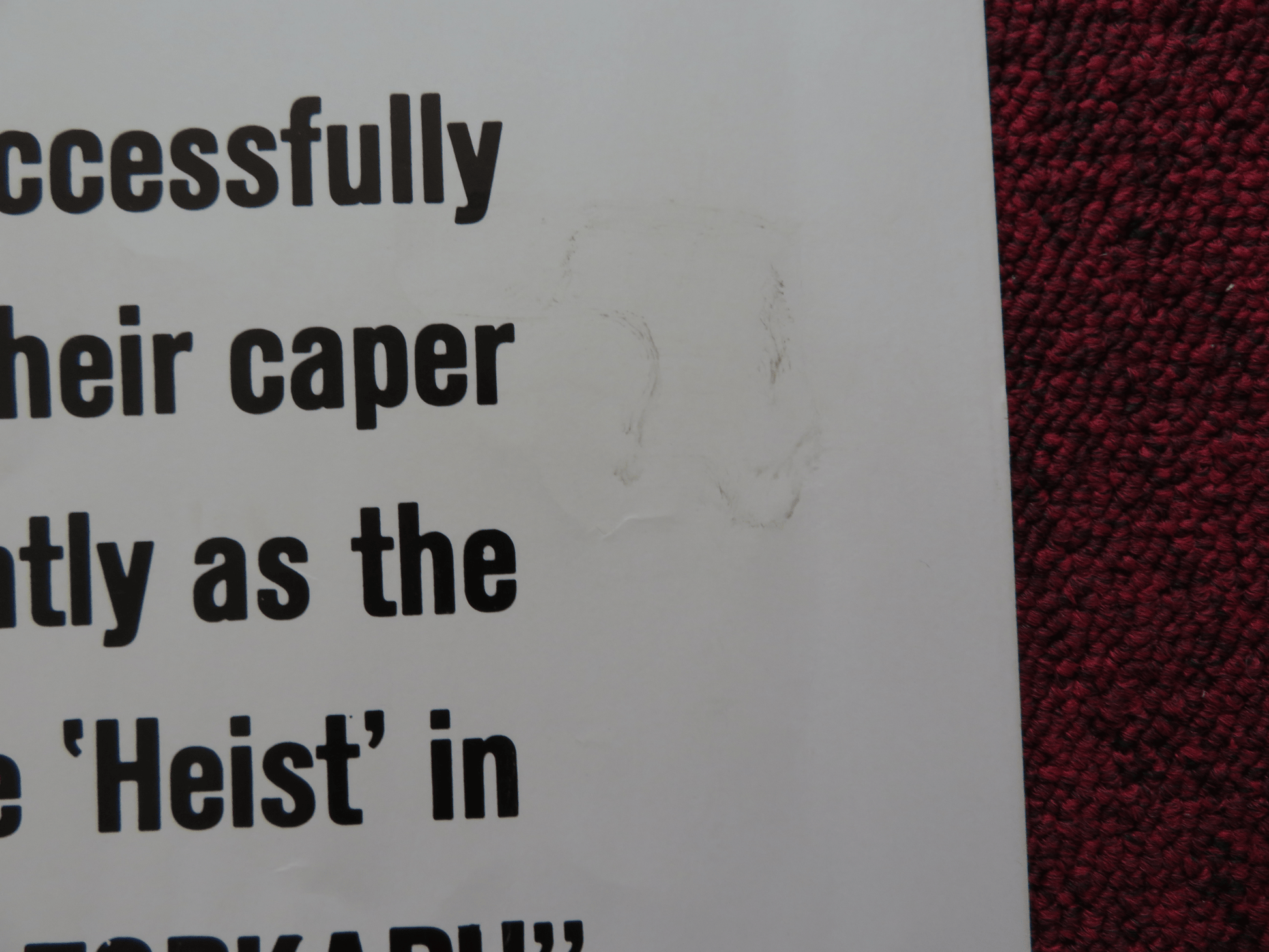 THE JOKERS US HALF SHEET (22"x 28") POSTER MICHAEL CRAWFORD OLIVER REED 1967 Rendezvous Cinema Movie posters