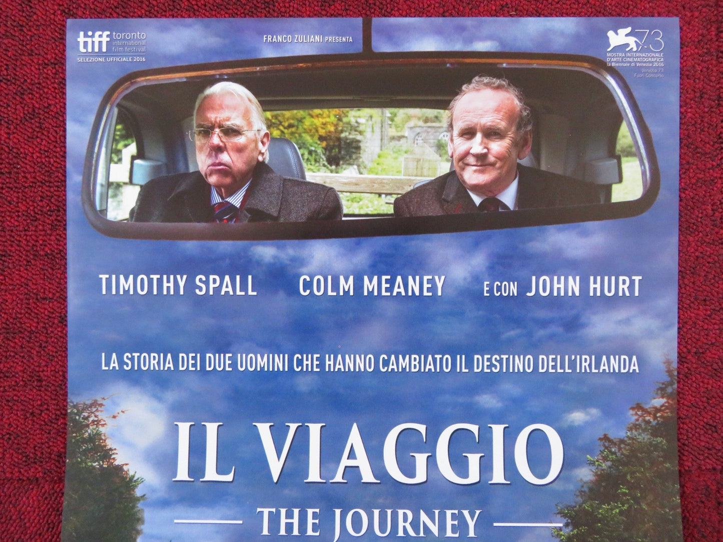 THE JOURNEY ITALIAN LOCANDINA POSTER TIMOTHY SPALL COLM MEANEY 2016 Rendezvous Cinema Movie posters