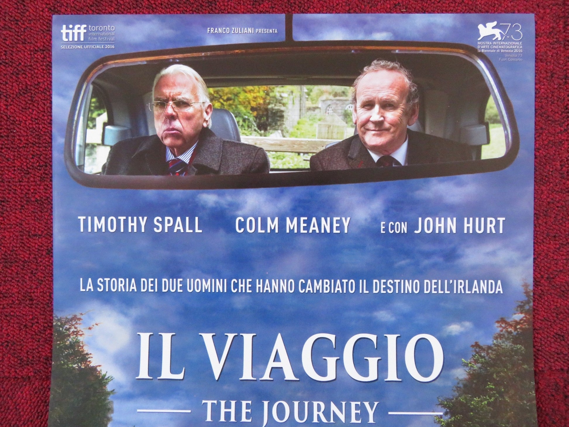 THE JOURNEY ITALIAN LOCANDINA POSTER TIMOTHY SPALL COLM MEANEY 2016 Rendezvous Cinema Movie posters