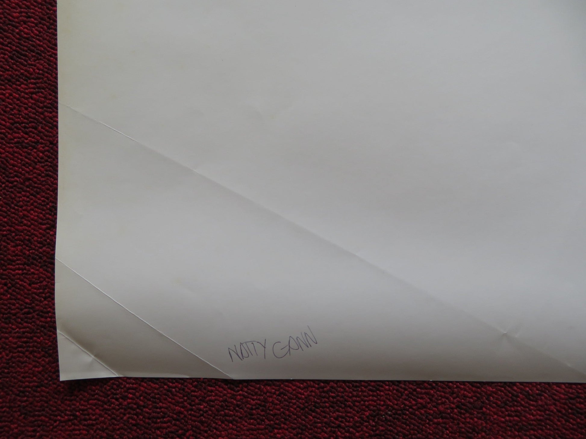 THE JOURNEY OF NATTY GANN FOLDED US ONE SHEET POSTER DISNEY M. SALENGER 1985 Rendezvous Cinema Movie posters