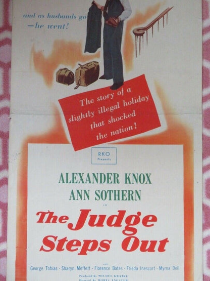 THE JUDGE STEPS OUT US INSERT (14"x 36") POSTER ALEXANDER KNOX 1948 Movie posters