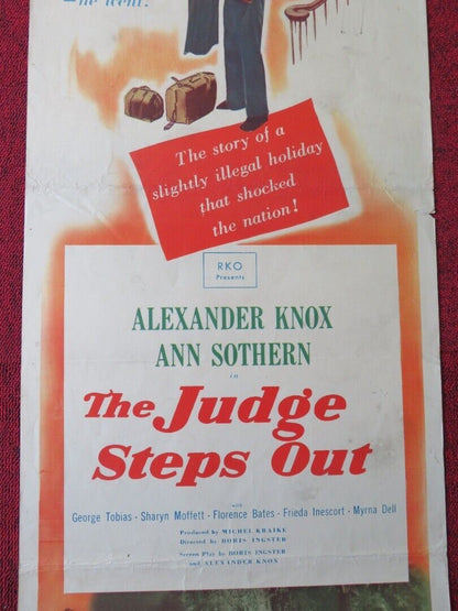 THE JUDGE STEPS OUT US INSERT (14"x 36") POSTER GEORGE TOBIAS 1948 Movie posters