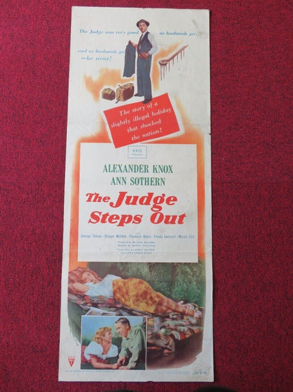 THE JUDGE STEPS OUT US INSERT (14"x 36") POSTER GEORGE TOBIAS 1948 Movie posters