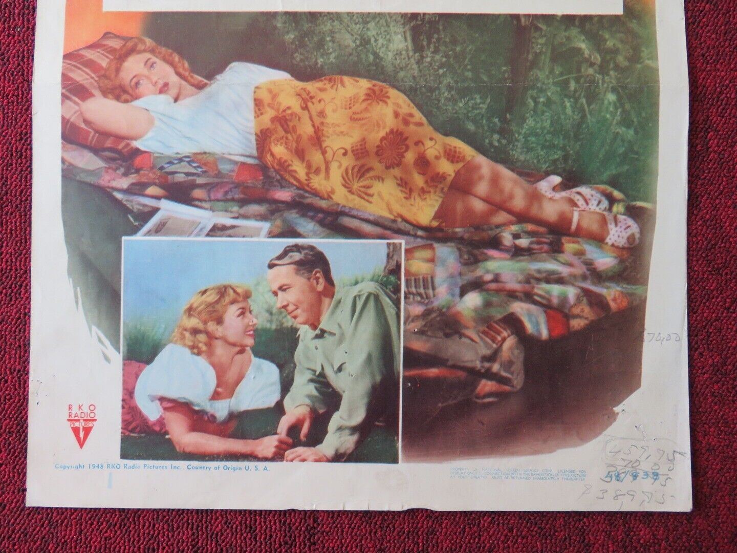 THE JUDGE STEPS OUT US INSERT (14"x 36") POSTER GEORGE TOBIAS 1948 Movie posters