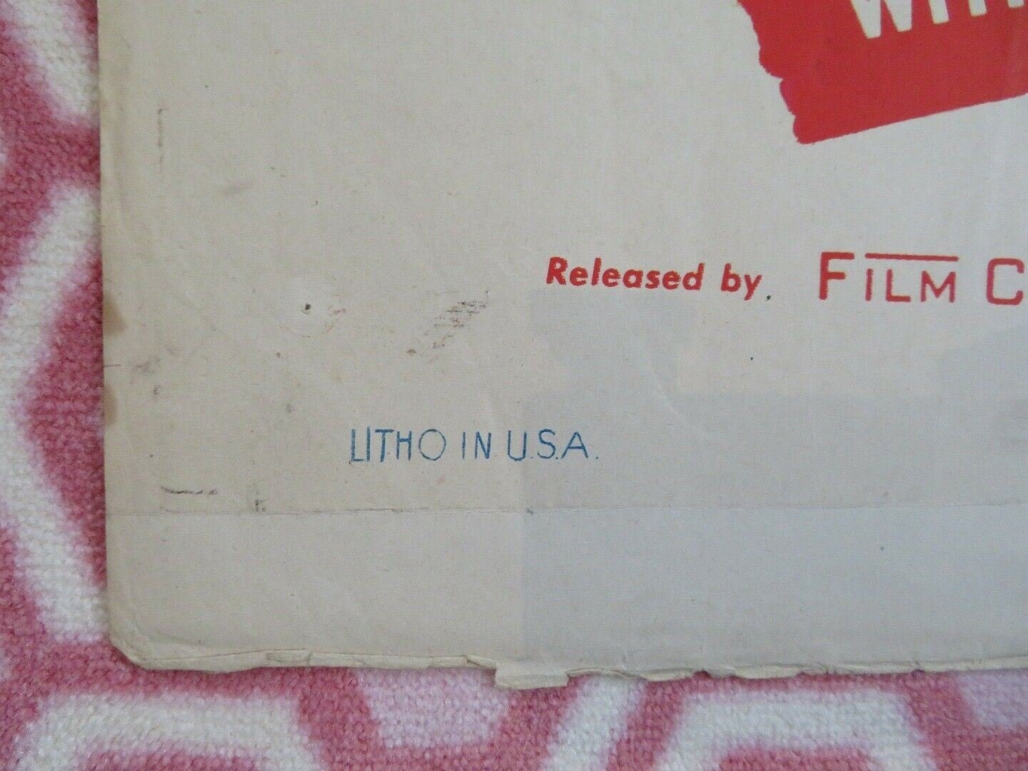 THE JUDGE US ONE SHEET POSTER MILBURN STONE KATHERINE DE MILLE 1949 - Rendezvous Cinema