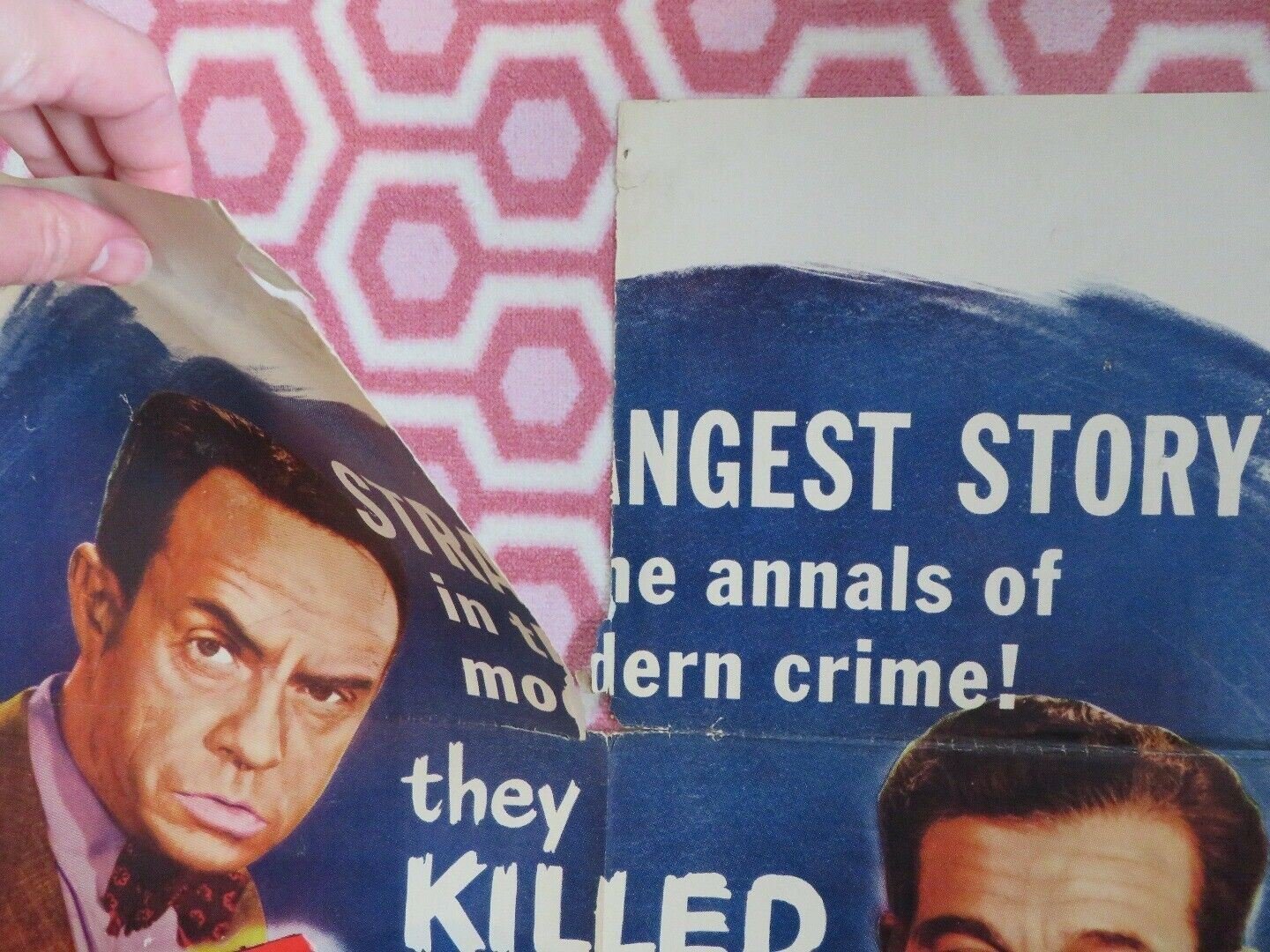 THE JUDGE US ONE SHEET POSTER MILBURN STONE KATHERINE DE MILLE 1949 - Rendezvous Cinema