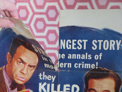 THE JUDGE US ONE SHEET POSTER MILBURN STONE KATHERINE DE MILLE 1949 - Rendezvous Cinema