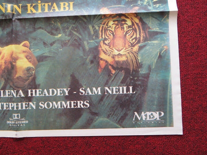 THE JUNGLE BOOK FOLDED TURKISH ONE SHEET POSTER JASON SCOTT LEE CARY ELWES Movie posters
