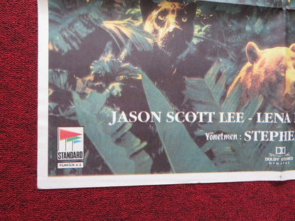 THE JUNGLE BOOK FOLDED TURKISH ONE SHEET POSTER JASON SCOTT LEE CARY ELWES Movie posters