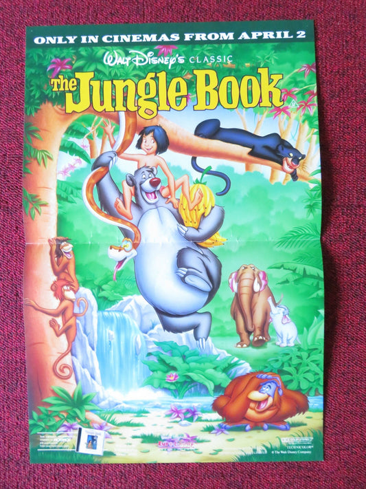 THE JUNGLE BOOK VHS VIDEO POSTER DISNEY Rendezvous Cinema Movie posters