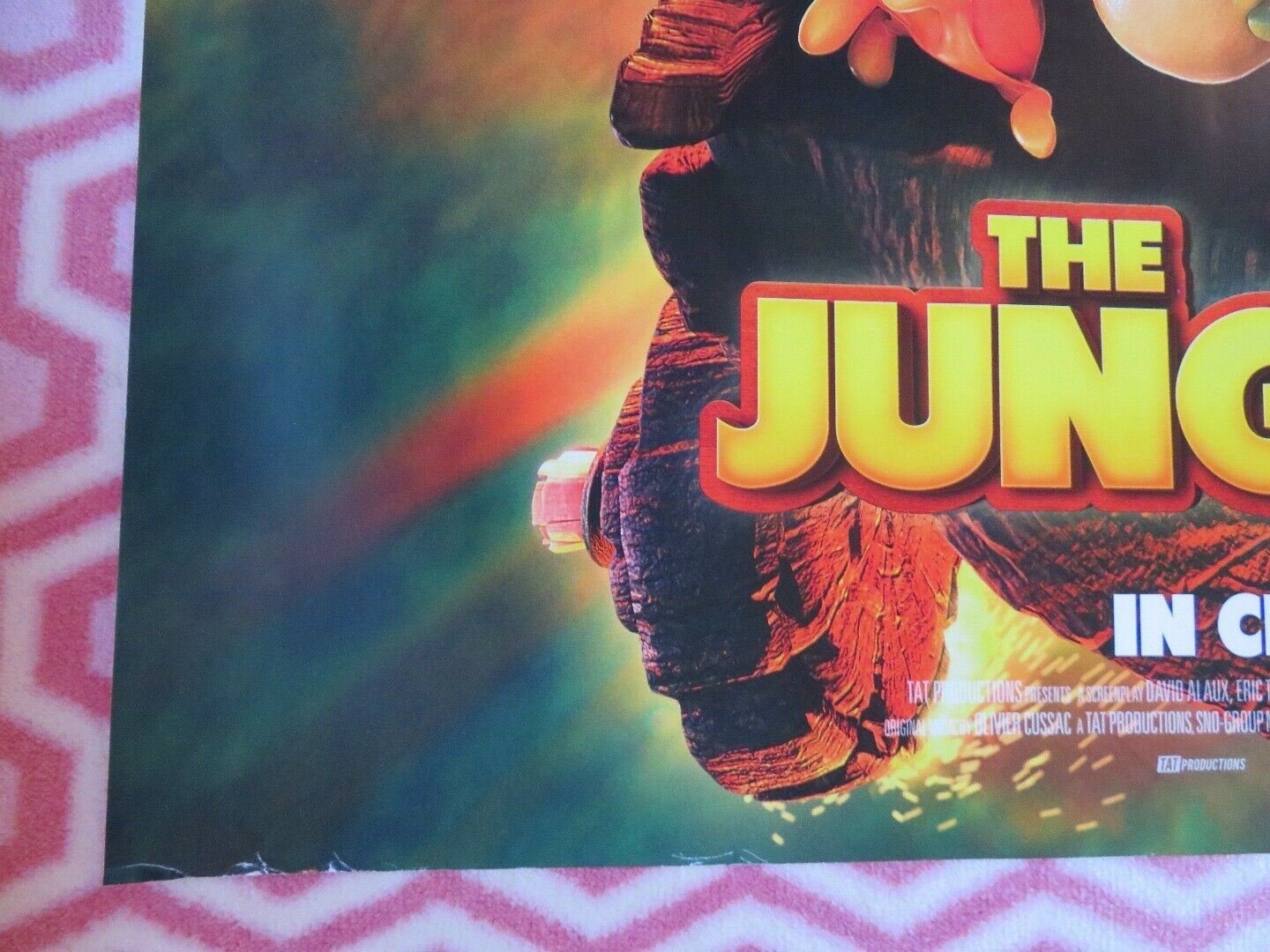 THE JUNGLE BUNCH BRITISH QUAD (30"x 40") ROLLED POSTER DAVID ALAUX 2017 Movie posters