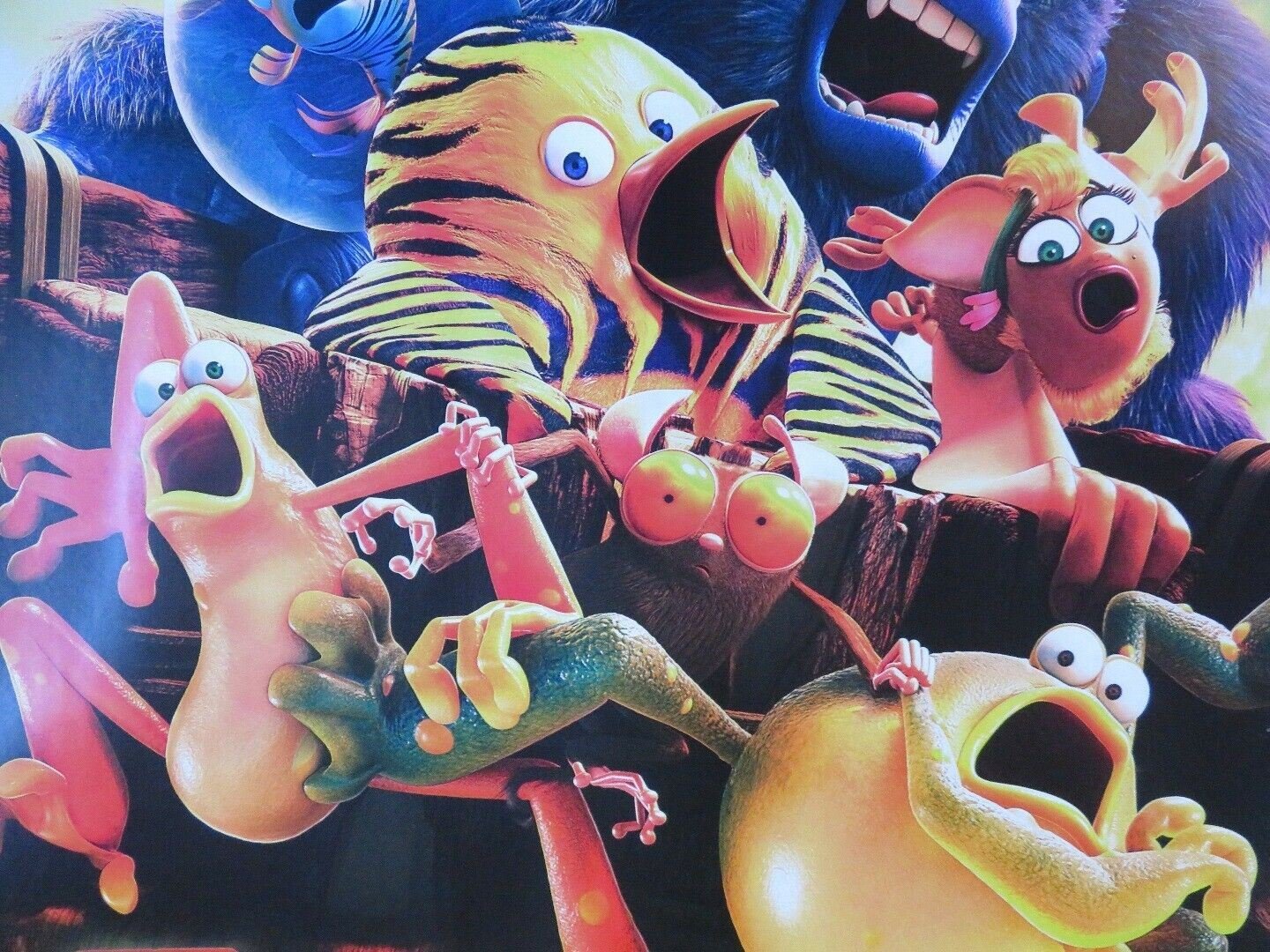 THE JUNGLE BUNCH BRITISH QUAD (30"x 40") ROLLED POSTER DAVID ALAUX 2017 Movie posters