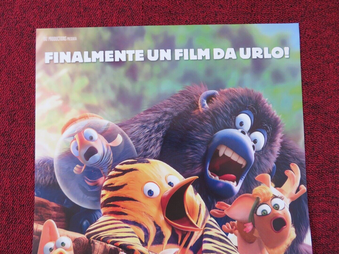 THE JUNGLE BUNCH: THE MOVIE ITALIAN LOCANDINA (26.5"x12.5") POSTER D ALAUX '11 Rendezvous Cinema Movie posters