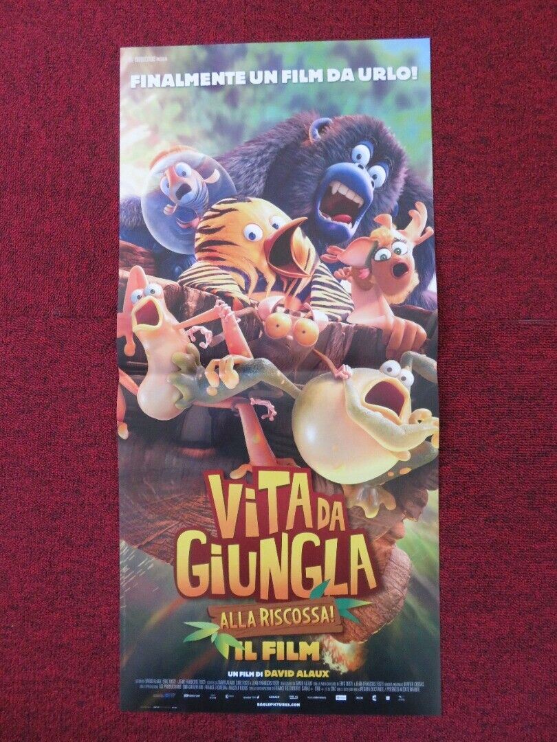 THE JUNGLE BUNCH: THE MOVIE ITALIAN LOCANDINA (26.5"x12.5") POSTER D ALAUX '11 Rendezvous Cinema Movie posters