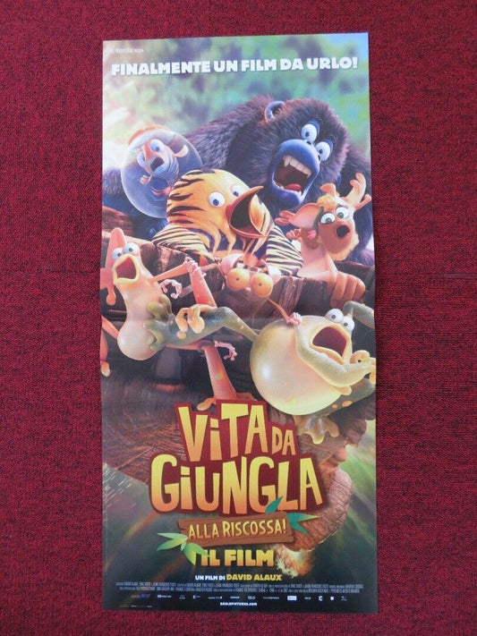 THE JUNGLE BUNCH: THE MOVIE ITALIAN LOCANDINA (26.5"x12.5") POSTER D ALAUX '11 Rendezvous Cinema Movie posters