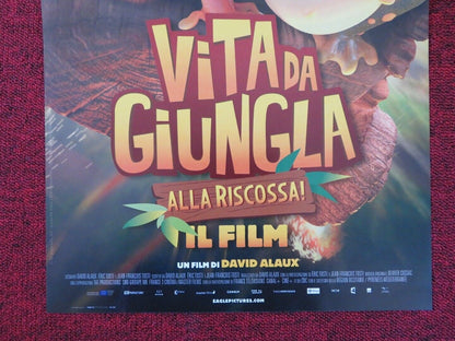 THE JUNGLE BUNCH: THE MOVIE ITALIAN LOCANDINA (26.5"x12.5") POSTER D ALAUX '11 Rendezvous Cinema Movie posters
