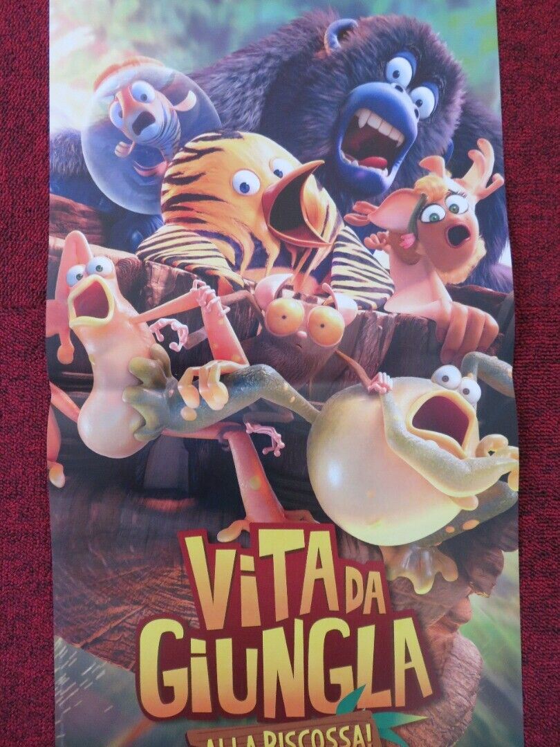 THE JUNGLE BUNCH: THE MOVIE ITALIAN LOCANDINA (26.5"x12.5") POSTER D ALAUX '11 Rendezvous Cinema Movie posters