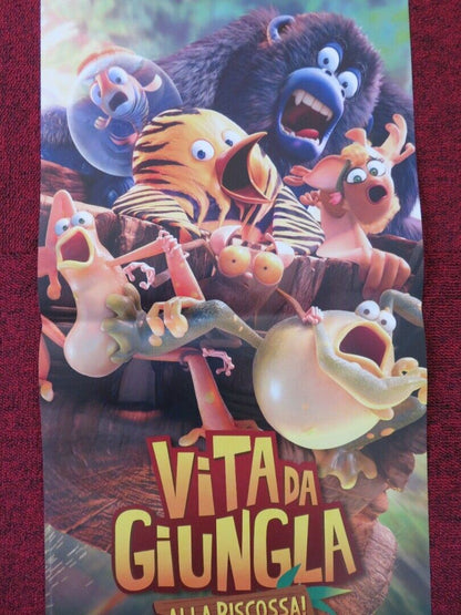 THE JUNGLE BUNCH: THE MOVIE ITALIAN LOCANDINA (26.5"x12.5") POSTER D ALAUX '11 Rendezvous Cinema Movie posters