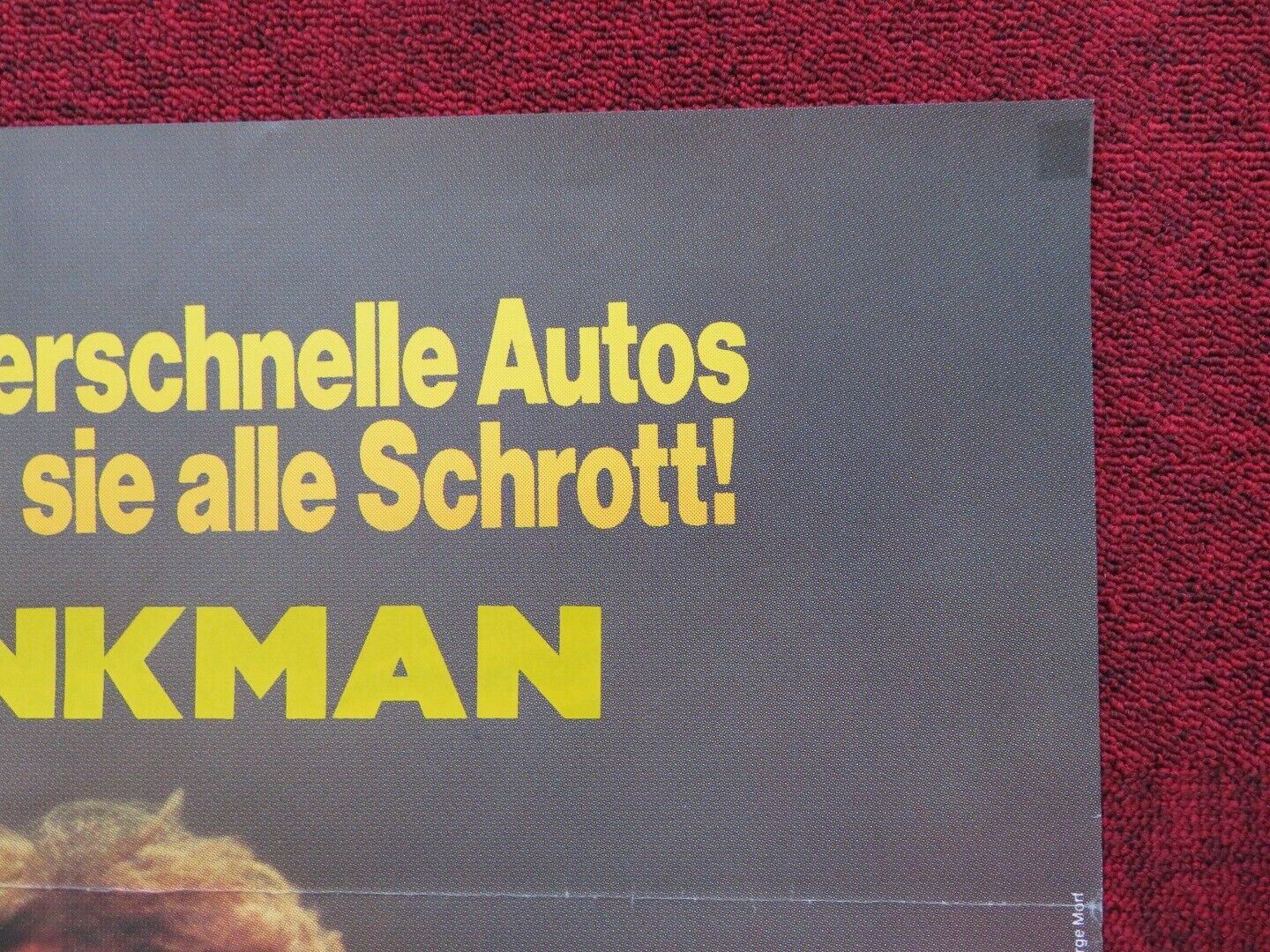 THE JUNKMAN GERMAN A1 ROLLED POSTER H.B. HALICKI 1982 Movie posters