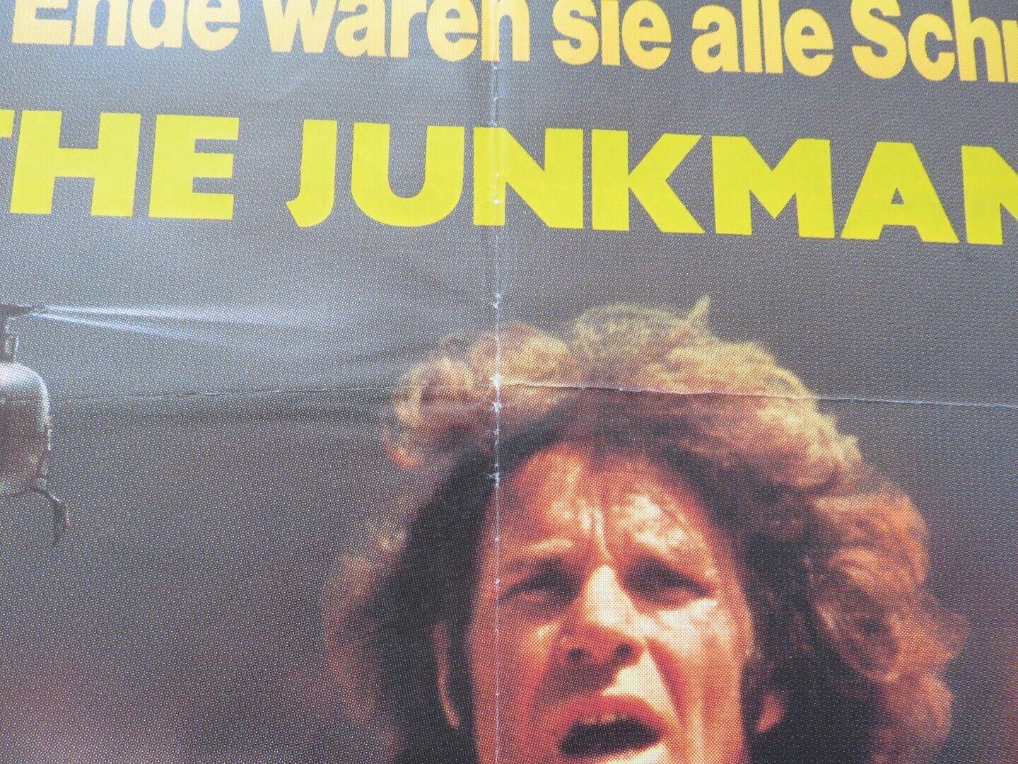 THE JUNKMAN GERMAN A1 ROLLED POSTER H.B. HALICKI 1982 Movie posters