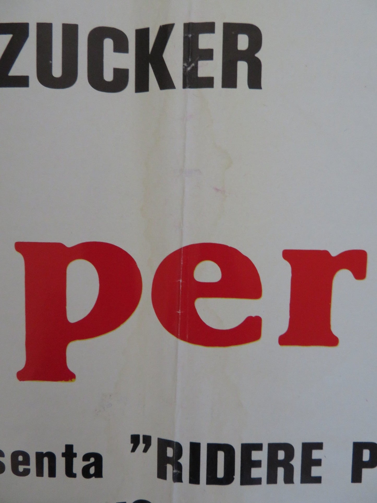 THE KENTUCKY FRIED MOVIE ITALIAN FOGLIO POSTER WOODY ALLEN D. SUTHERLAND 1977 Rendezvous Cinema Movie posters