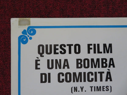 THE KENTUCKY FRIED MOVIE ITALIAN FOGLIO POSTER WOODY ALLEN D. SUTHERLAND 1977 Rendezvous Cinema Movie posters