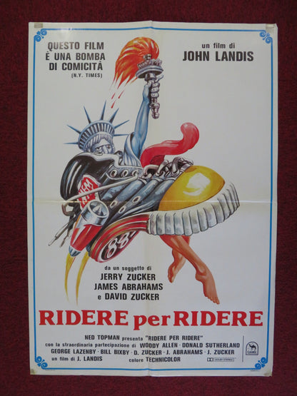 THE KENTUCKY FRIED MOVIE ITALIAN FOGLIO POSTER WOODY ALLEN D. SUTHERLAND 1977 Rendezvous Cinema Movie posters