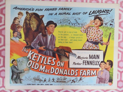 THE KETTLES ON OLD MACDONALD'S FARM US HALF SHEET (22"x 28") POSTER M MAIN 1957 Movie posters