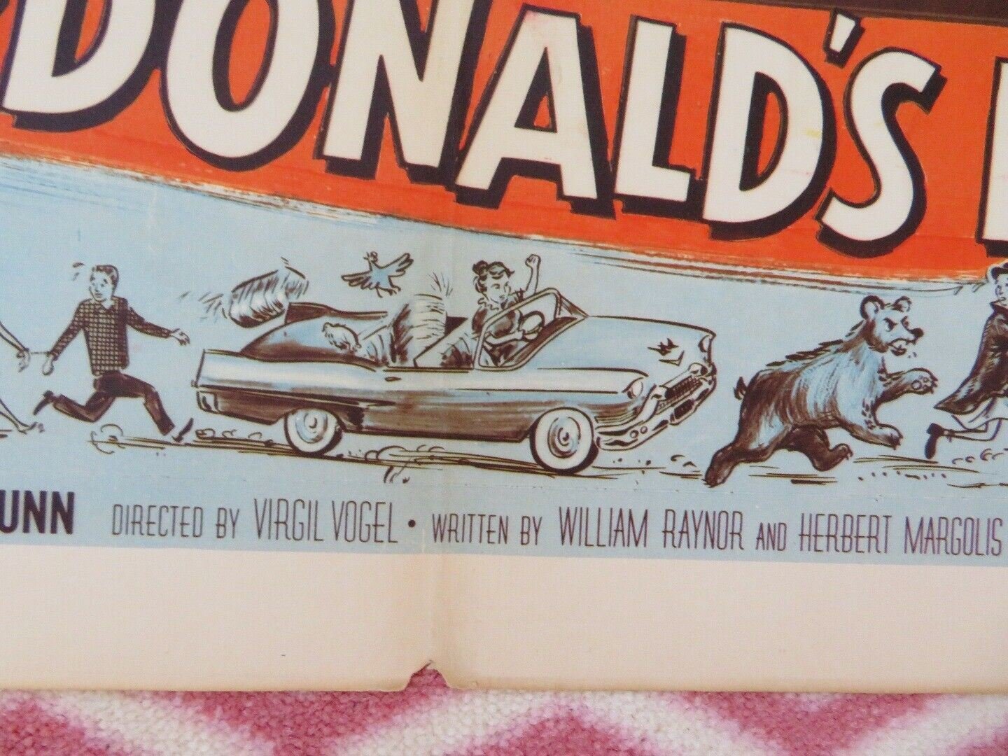 THE KETTLES ON OLD MACDONALD'S FARM US HALF SHEET (22"x 28") POSTER M MAIN 1957 Movie posters