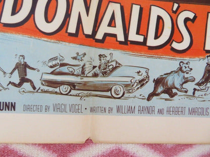 THE KETTLES ON OLD MACDONALD'S FARM US HALF SHEET (22"x 28") POSTER M MAIN 1957 Movie posters