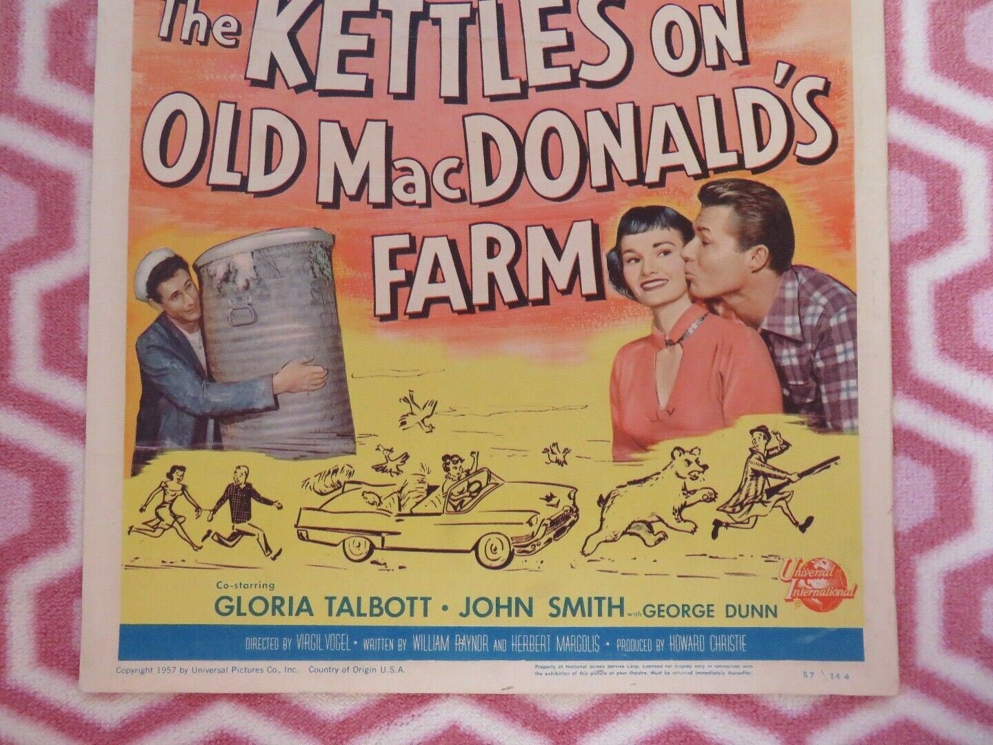 THE KETTLES ON OLD MACDONALD'S FARM US INSERT (14"x 36") POSTER MARJORIE MAIN - Rendezvous Cinema
