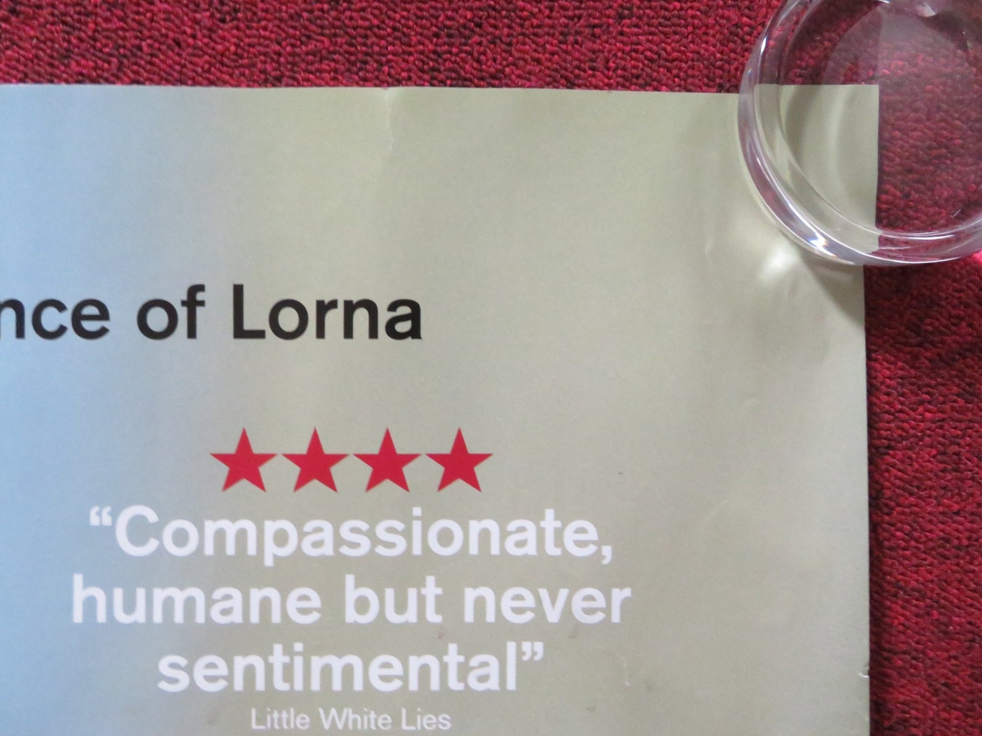 THE KID WITH A BIKE - B UK QUAD (30"x 40") ROLLED POSTER THOMAS DORET 2011 Rendezvous Cinema Movie posters