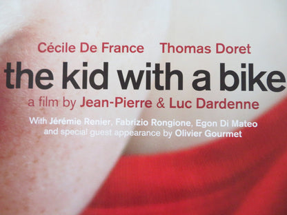 THE KID WITH A BIKE UK QUAD ROLLED POSTER THOMAS DORET CECILE DE FRANCE 2011 Rendezvous Cinema Movie posters