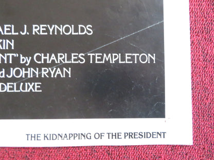 THE KIDNAPPING OF THE PRESIDENT FOLDED US ONE SHEET POSTER WILLIAM SHATNER 1980 Rendezvous Cinema Movie posters