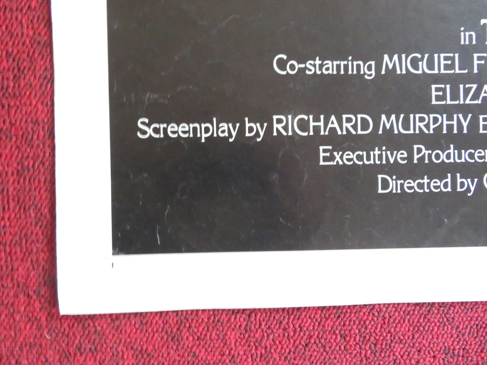 THE KIDNAPPING OF THE PRESIDENT FOLDED US ONE SHEET POSTER WILLIAM SHATNER 1980 Rendezvous Cinema Movie posters