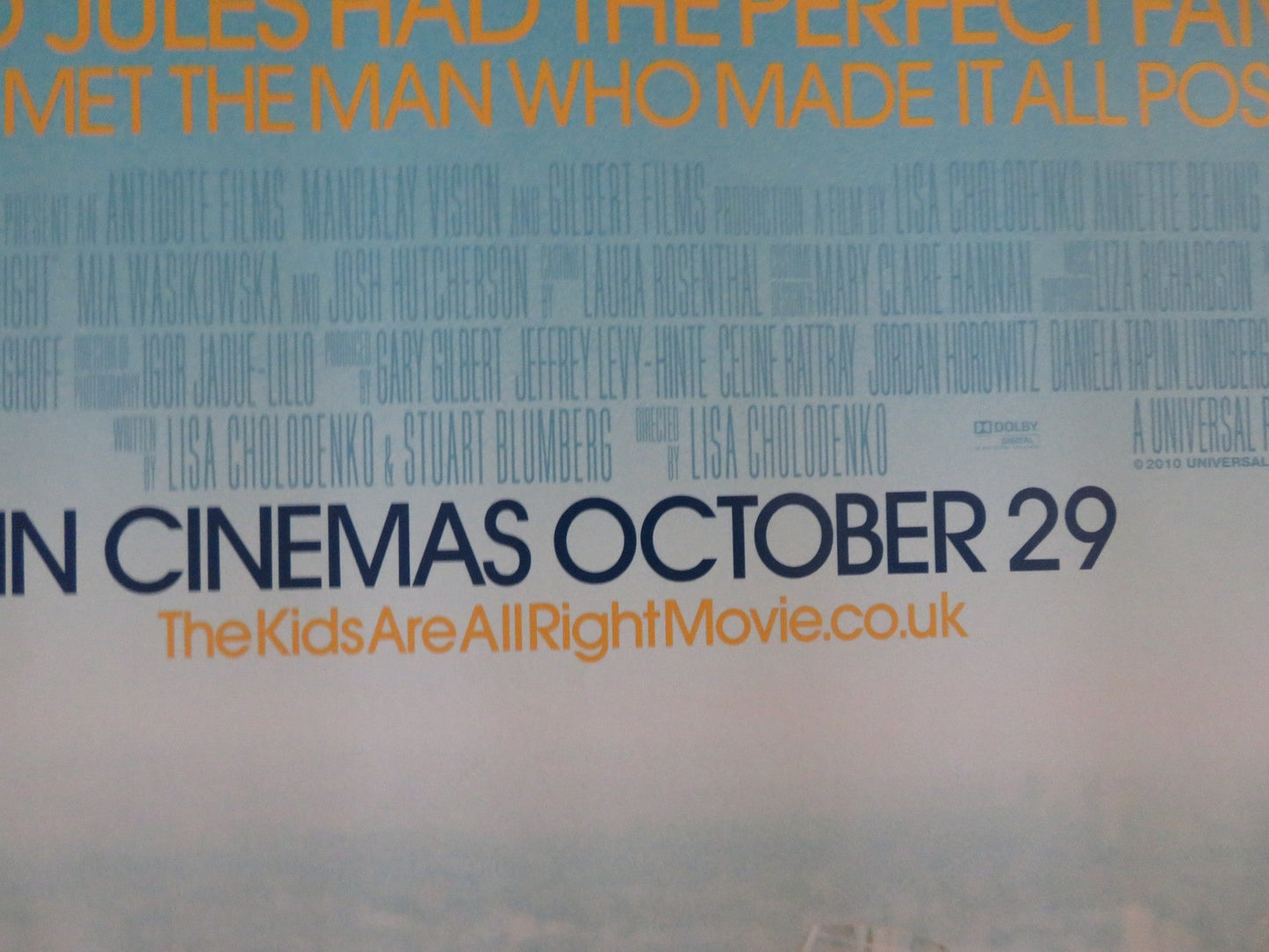 THE KIDS ARE ALL RIGHT UK QUAD (30"x 40") ROLLED POSTER J MOORE BENING 2010 Rendezvous Cinema Movie posters