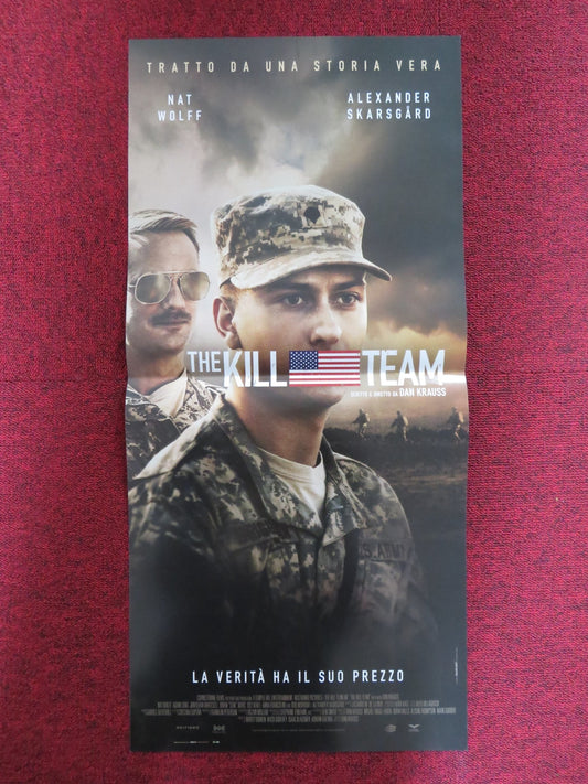 THE KILL TEAM ITALIAN LOCANDINA POSTER NAT WOLFF ALEXANDER SKARSGARD 2019 Rendezvous Cinema Movie posters