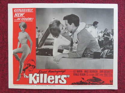 THE KILLERS US LOBBY CARD FULL SET LEE MARVIN ANGIE DICKINSON RONALD REAGAN 1964 Rendezvous Cinema Movie posters