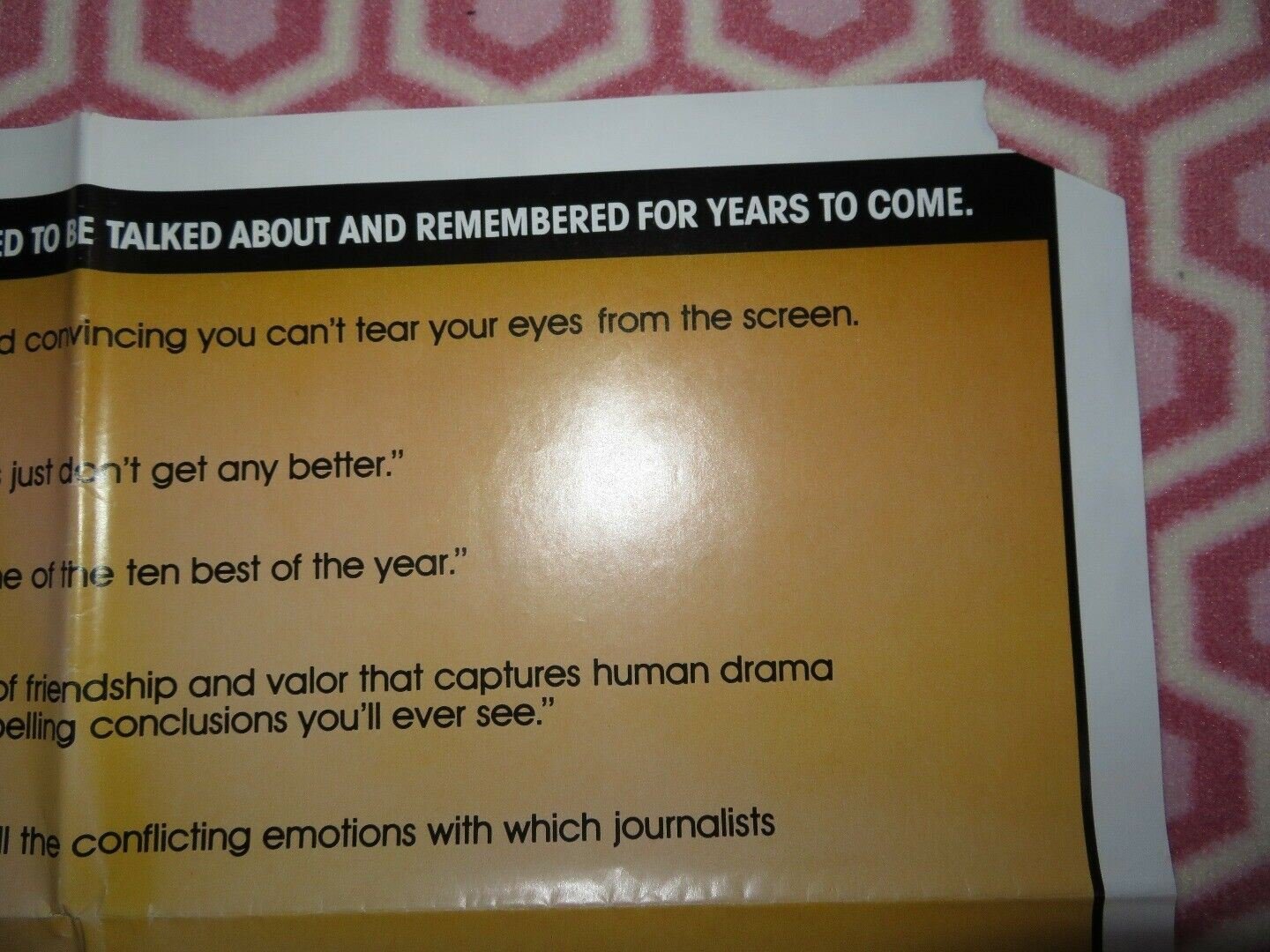 THE KILLING FIELDS US ONE SHEET POSTER JOHN MALKOVICH 1984 Movie posters