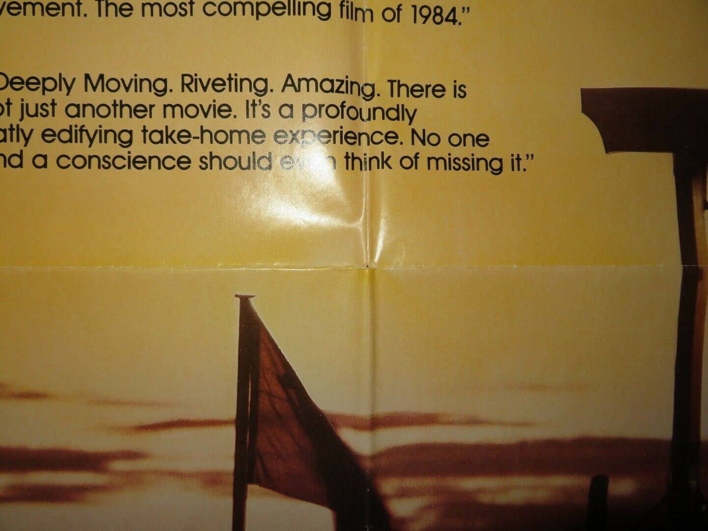 THE KILLING FIELDS US ONE SHEET POSTER JOHN MALKOVICH 1984 Movie posters